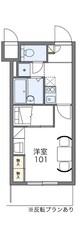 レオパレスＡＳ　６１の物件間取画像